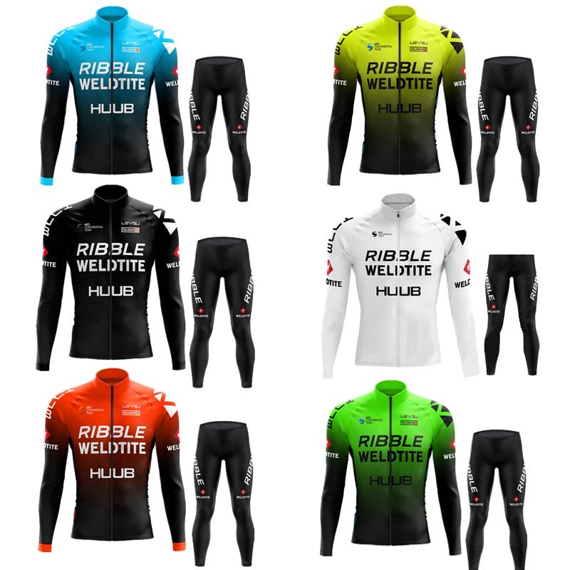 HUUB新款环法山地公路自行车车队版速干透气长袖骑行服装背带长裤