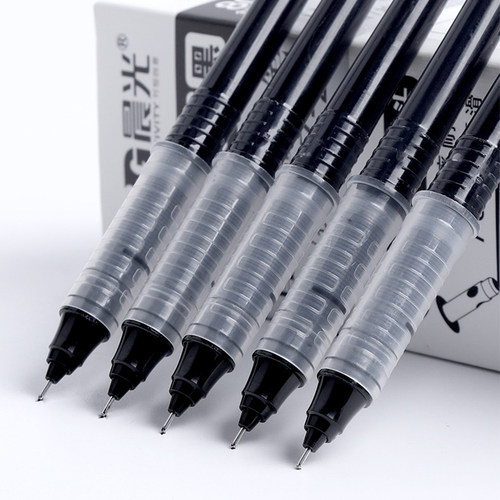 直液式晨光速干笔芯全针管0.5mm