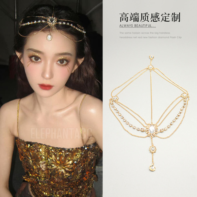 异域风情额链楼兰舞姬眉心坠