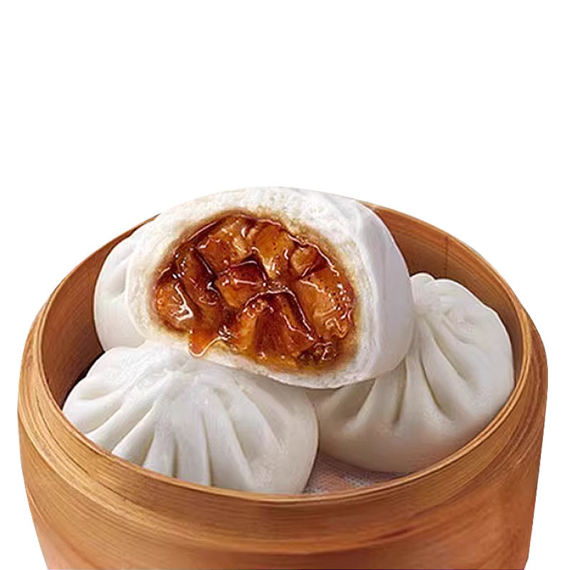 佛宾五星级叉烧包速冻食品广式早餐茶早点店长推荐面包点心