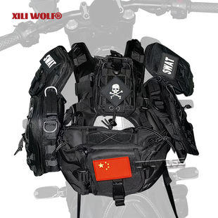 适用春风450clc油箱马甲金吉拉300摩托车油箱包挂载机车储物挂载