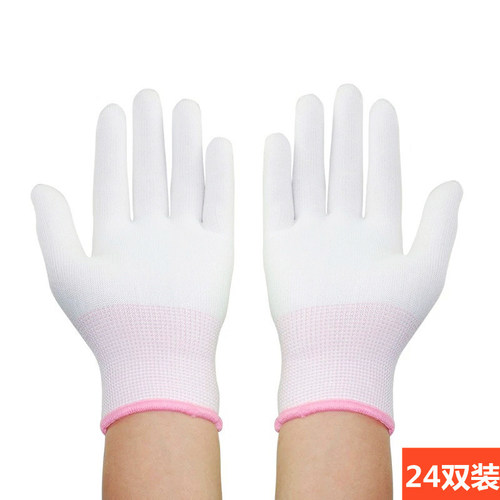 尼龙线手套劳保耐磨弹力开车防晒