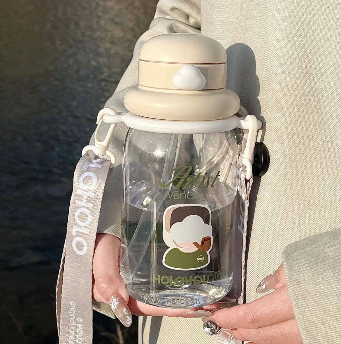 holoholo儿童吸管杯男女学生水杯
