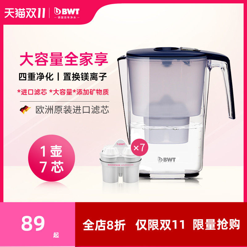 倍世BWT净水壶厨房自来水过滤水壶便携净水器家用德国原装镁离子怎么看?