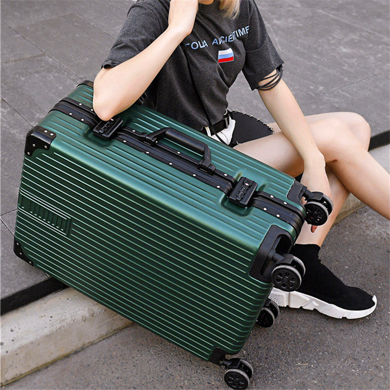 网红箱子行李箱女拉杆万向轮24登机密码箱男韩版旅行箱20大容量28