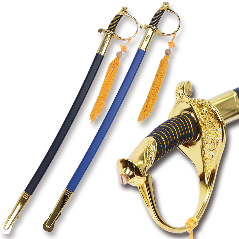 K夜刀神狗朗 淡岛世理cos武器1比1蛇腹剑 仪仗队指挥刀道具未开刃