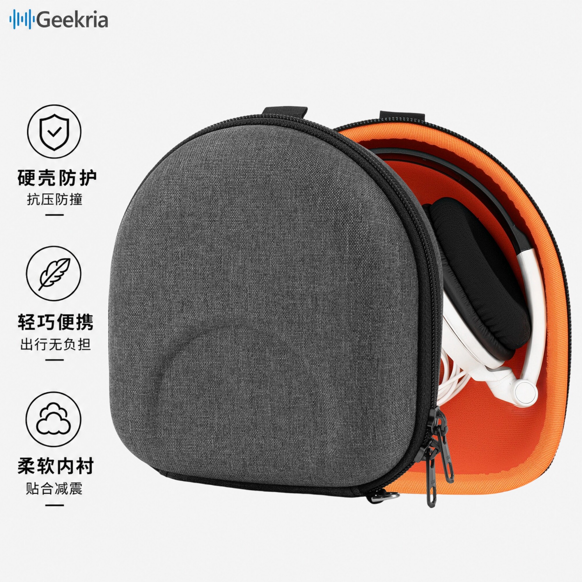 Geekrai适用AKGK450耳机收纳包图片