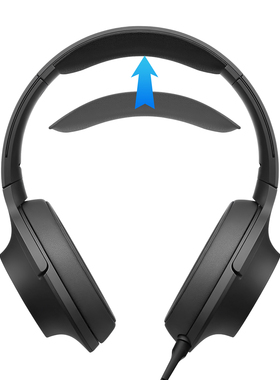 Geekria极客悦耳适用索尼SONY MDR-100AAP 耳机头梁蛋白皮替换垫