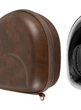 Geekria极客悦耳适用于Major II棕色耳PU便携耳机硬包收纳包