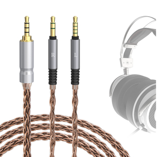 6N单晶铜耳机线 3.5转双3.5 Geekria极客悦耳适用VZR Audio