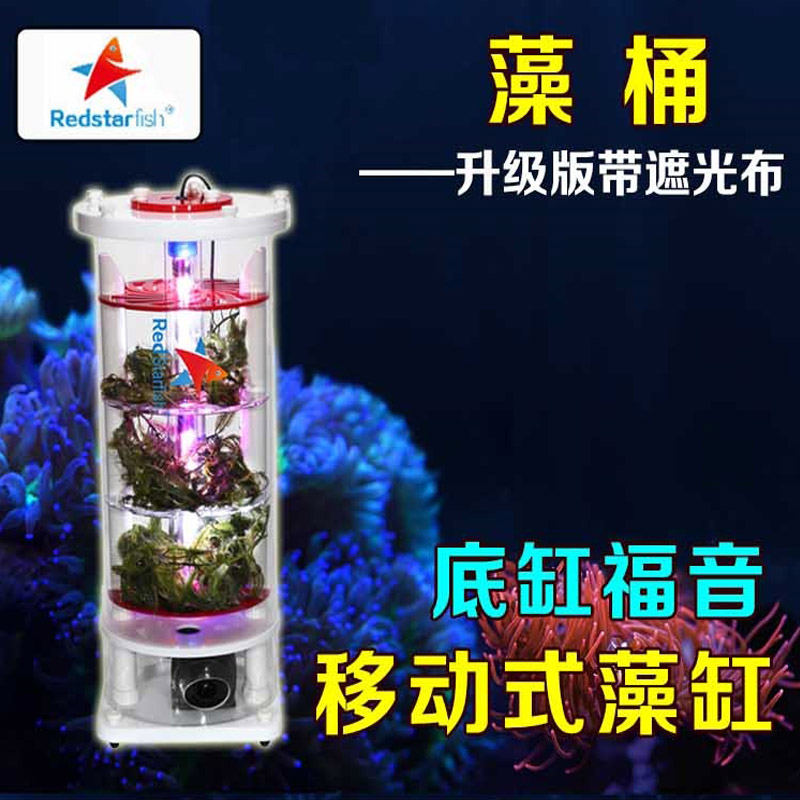 红海星藻桶藻立方藻缸海水珊瑚底缸过滤养藻专用ATS藻桶去NO3PO4