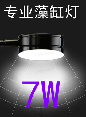 藻缸灯海水灯养藻灯水草灯爆藻灯适合20-30的藻缸led灯珠养藻灯7W