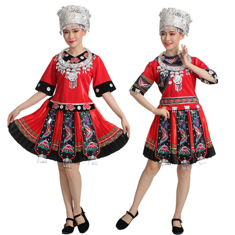 娇诗若云南湘西少数民族演出服