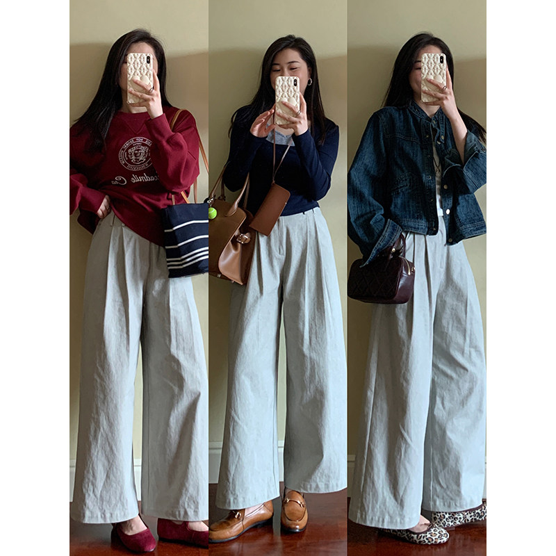 【年终清仓 售完不补】花总吖【肯尼亚旧街】秋日系废土风阔腿裤,女装/女士精品,休闲裤,淘宝优惠券,粉丝福利购,淘宝优惠卷