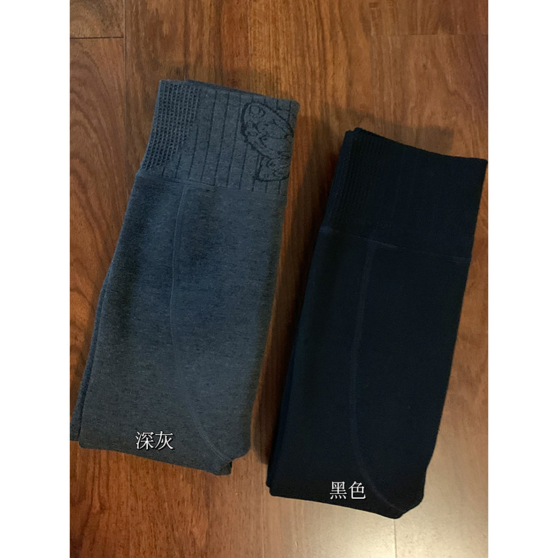 花总吖 秋冬新款冬日保暖连脚显瘦弹力加厚打底裤可外穿350克厚款