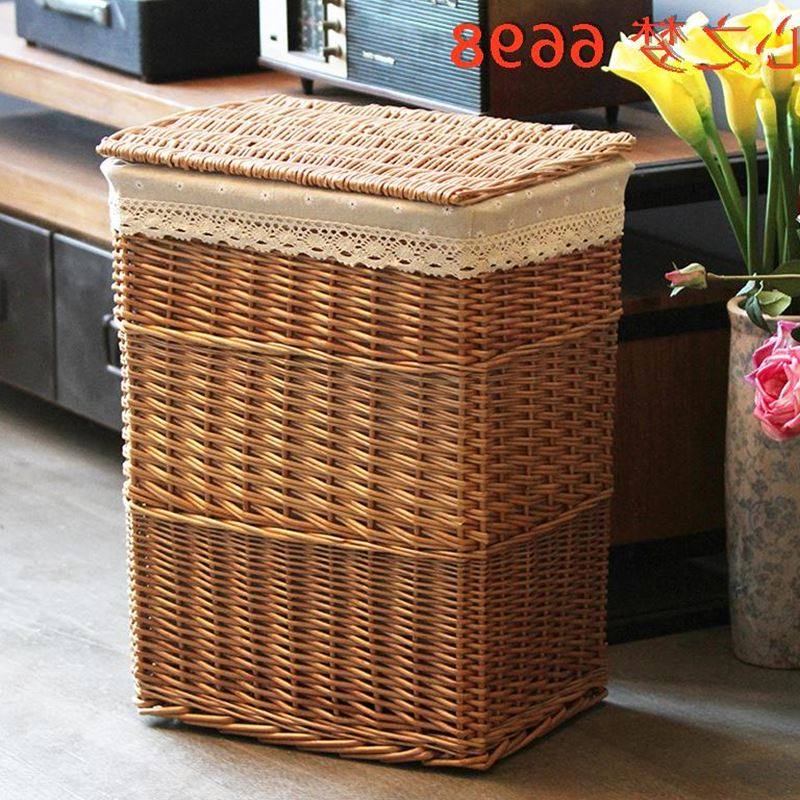 竹楼框有盖藤编藤篮柳编收纳框藤筐带盖洗衣篓篮筐竹篮藤箱脏衣蓝|msdalam kategori penyatuan simpanan, Rumah Storage Appliances, kotak simpanan, kotak simpanan - dari Buy2taobao.com untuk memberikan perkhidmatan ejen Taobao profesional membeli