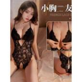 女生免穿脱方便内裤 女士蕾丝无痕 性感开档低腰透气透明火辣三角裤