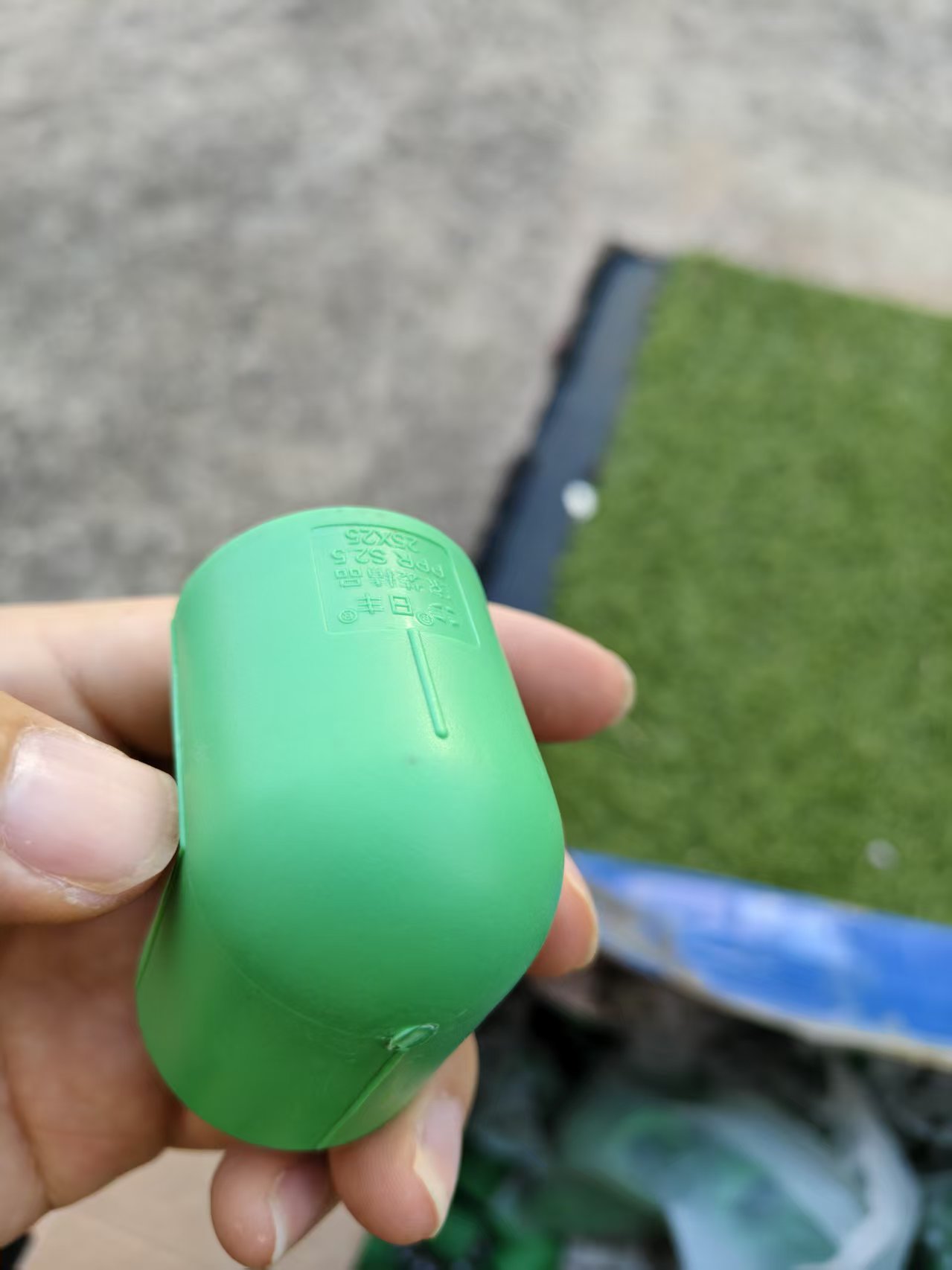 佛山日丰PPR（6分）25冷热通用绿色精品配件热熔水管接头图片
