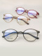 韩国进口超轻塑钢近视眼镜架男女圆框中小脸高度数防蓝光变色眼镜