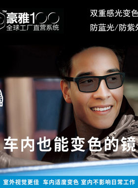 日本豪雅集团车内变色镜片防蓝光