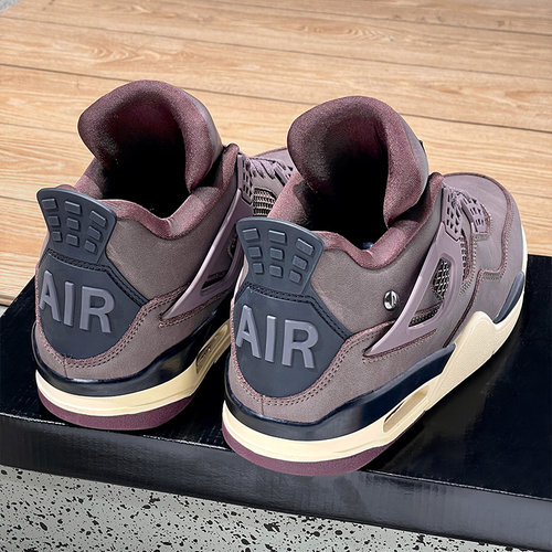 正版aj4高帮鞋，男士厚底百搭