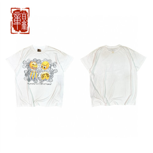 官方正品 Birth Of Royal Child Borc 24ss 表情包印花短袖T恤