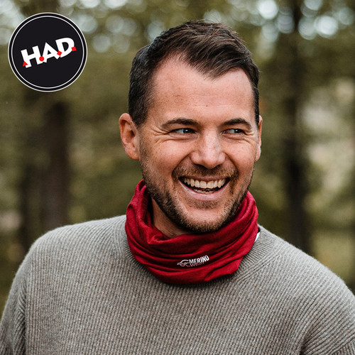 德国HAD户外美利奴羊毛骑行头巾
