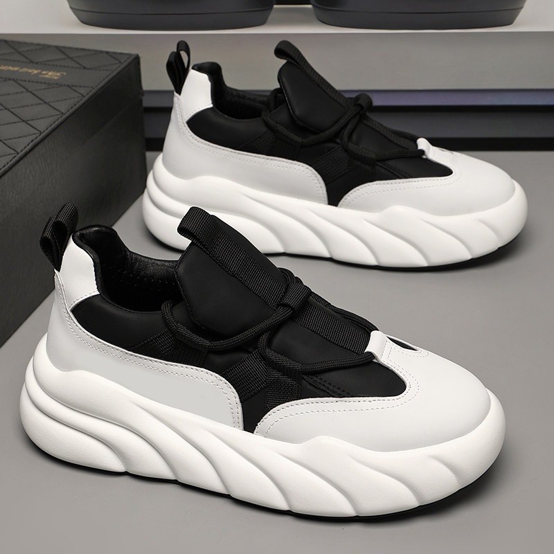 【冬季大码男士加宽加绒老爹鞋】