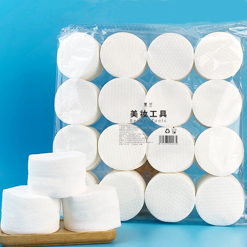黑兰圆形化妆棉加厚杨酸棉片柔软图片