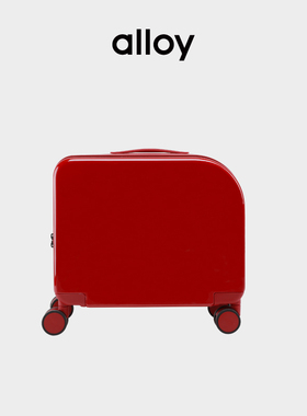 alloy乐几红色行李箱时尚潮流结婚出嫁旅行箱pc拉杆箱登机箱