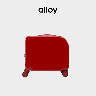 alloy红色行李箱时尚 24寸乐几pc材质拉杆箱 潮流结婚出嫁旅行箱20