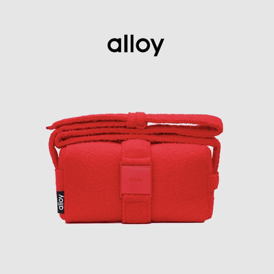 alloy乐几冬季新款羊毛mini吐司包休闲时尚单肩斜挎包包小众包包