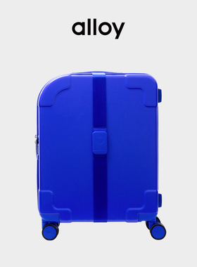 alloy乐几行李箱绿色拉杆箱旅行箱万向轮21/24寸运动登机箱皮箱