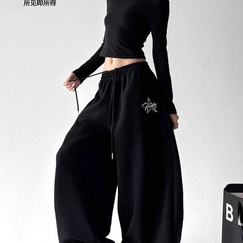 2025秋冬季新款运动裤女高级感