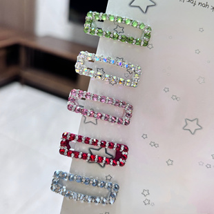 宠物发夹方夹bb夹碎毛夹碎发夹满钻k9狗狗马尔济斯比熊发夹