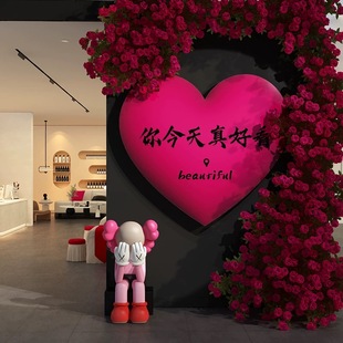 仿真玫瑰花爬藤月季 饰户外瀑布花墙造景莫奈花园 假花藤条管道装