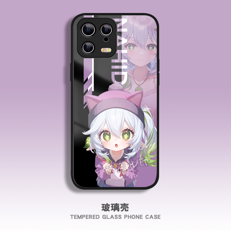 原神纳西妲手机壳定制适用三星S23魅族一加ACE3OPPOreno8苹果小米