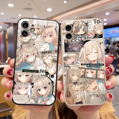 ATRI亚托莉MyDearMoments手机壳直边古董白黑软壳适用OPPO苹果华为小米vivo红米荣耀IQOO真我定制