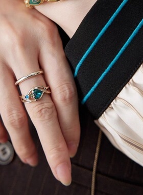 新款小众印象系列戒指流行风格时