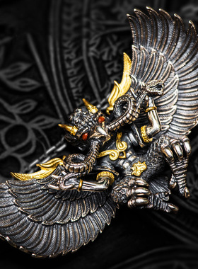 大展鸿图！金翅大鹏鸟吊坠！项链