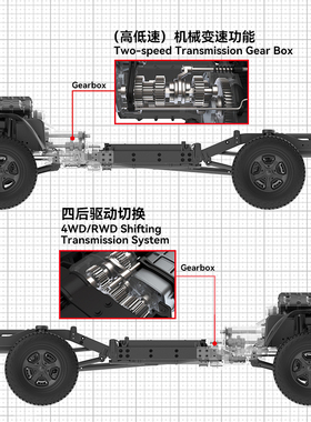 BJ-Killerbody 1/10吉普专业越野攀爬 Mercury底盘金属车架48760