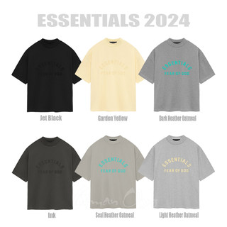 Gman高街 FOG ESSENTIALS 24SS 复线宽松重磅针织棉撞色短袖TEE恤