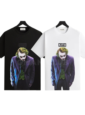 FotiGmanClub KITH Batman蝙蝠侠Joker小丑印花全棉宽松短袖TEE恤