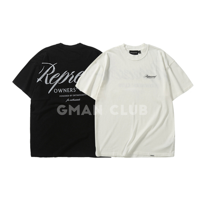 FotiGmanclub REPRESENT OWNERS CLUB 字母印花夏季宽松短袖TEE恤