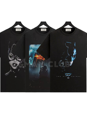 FotiGmanClub KITH Batman蝙蝠侠漫威人物印花全棉宽松短袖TEE恤