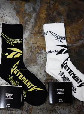 Foti GmanClub 合作款纯棉针织 毛巾袜底中长筒袜 运动情侣袜