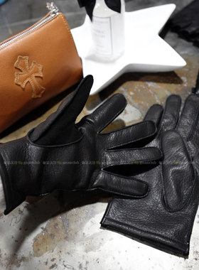 Foti GmanClub KK ATT全羊毛针织内衬 骑行防滑真加厚鹿皮手套