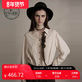 衬衫 DH244D97788D 时尚 百搭休闲米色长袖 HARRY 迪哈利新款