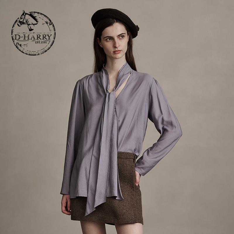 D-HARRY/迪哈利蓝紫色单衣衬衫