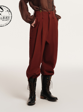 D-HARRY/迪哈利新款时尚新颖红色长裤小脚裤DH243L97503D